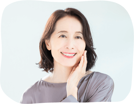 きれいな歯の女性
